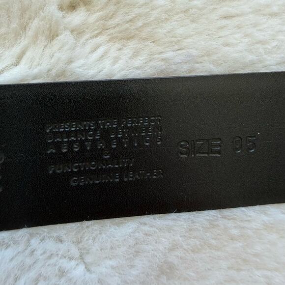 Women black belt with rhinestones size 35/95 main image 6